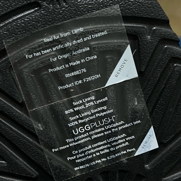 Brand New Ugg Plush from real lamb due back size 6 / 37 - Picture 5 of 8